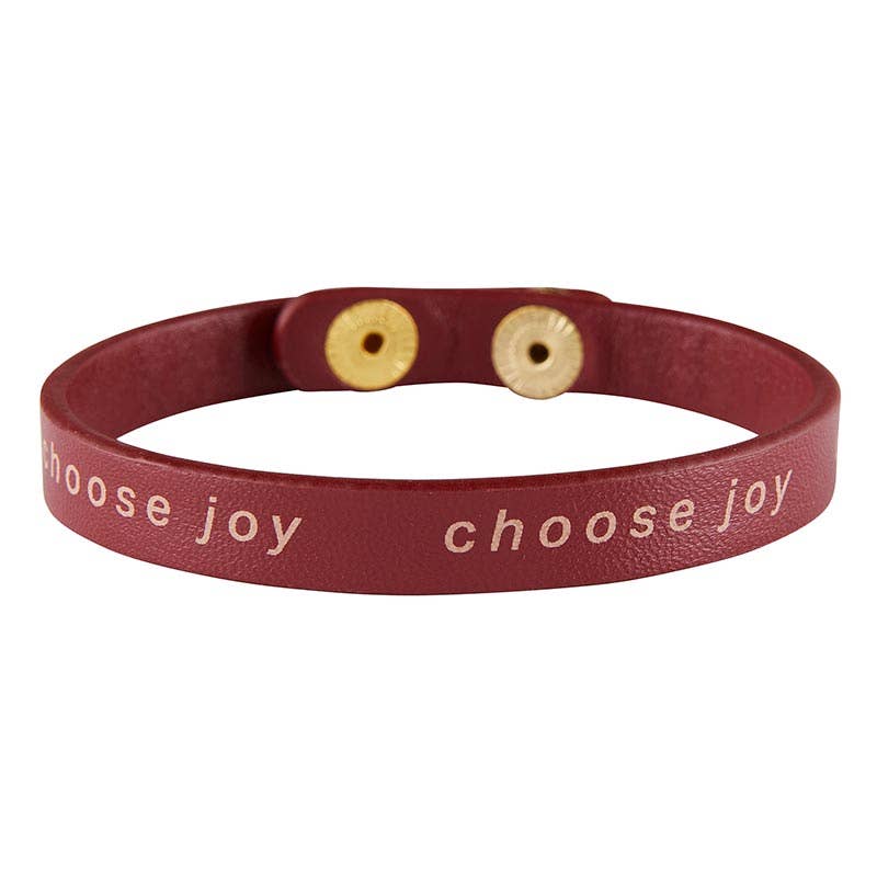 Snap Bracelet - Choose Joy-Faithworks by Creative Brands-Three Birdies Boutique, Women's Fashion Boutique Located in Kearney, MO