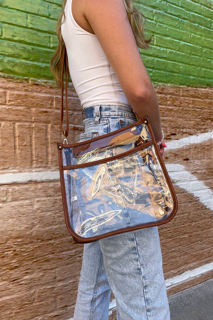 Posie Clear Crossbody-Jen & Co.-Three Birdies Boutique, Women's Fashion Boutique Located in Kearney, MO