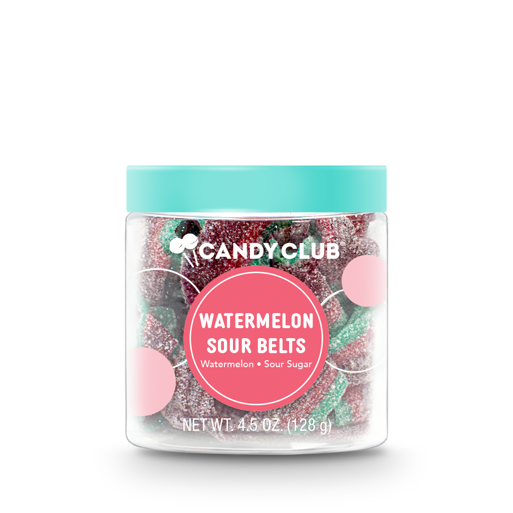 Watermelon Sour Belts-Candy Club-Three Birdies Boutique, Women's Fashion Boutique Located in Kearney, MO