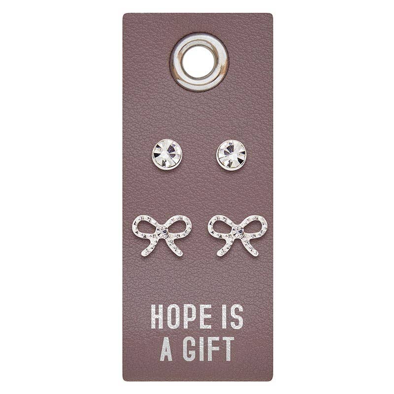 Stud Earring Set - Hope is a Gift-Faithworks by Creative Brands-Three Birdies Boutique, Women's Fashion Boutique Located in Kearney, MO