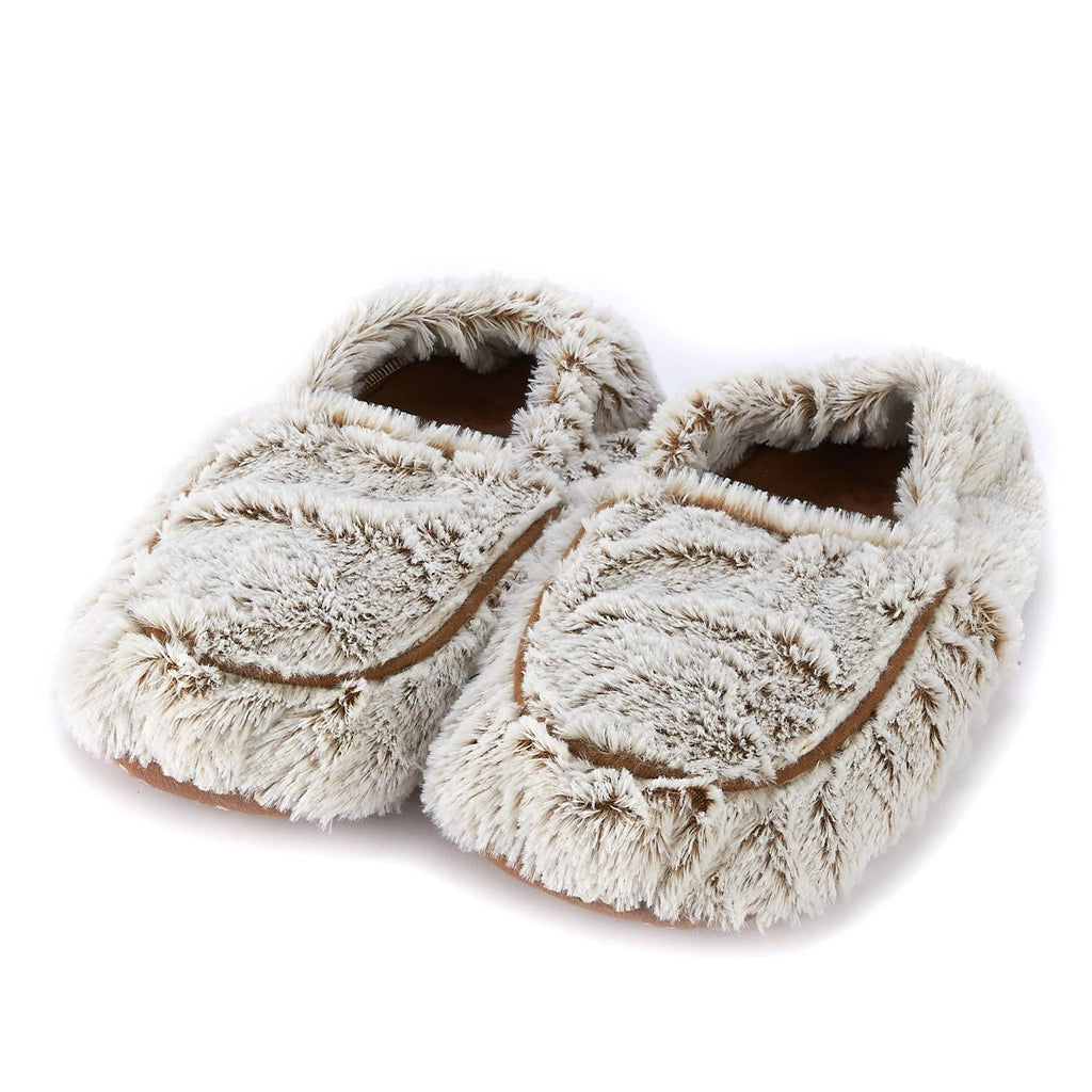 Marshmallow Brown Warmies Slippers-Stuffed Animals-Warmies-Three Birdies Boutique, Women's Fashion Boutique Located in Kearney, MO