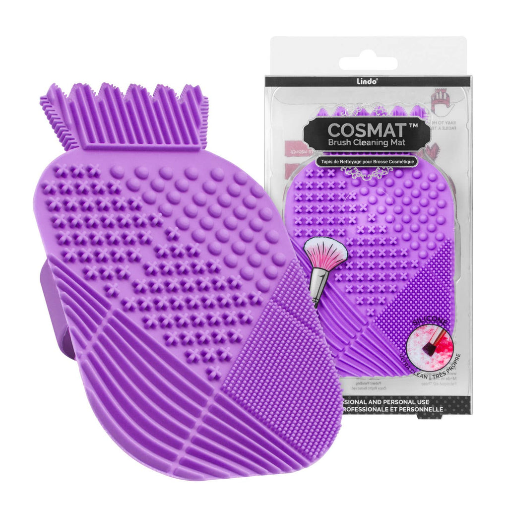 Lindo CosMat Brush Cleaning Pad: Purple-Lindo-Three Birdies Boutique, Women's Fashion Boutique Located in Kearney, MO