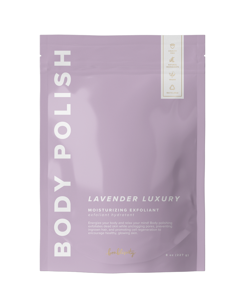 Body Polish Body Scrub - Lavender Luxury (MSRP $24)-Bonblissity-Three Birdies Boutique, Women's Fashion Boutique Located in Kearney, MO