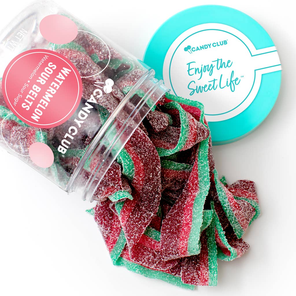 Watermelon Sour Belts-Candy Club-Three Birdies Boutique, Women's Fashion Boutique Located in Kearney, MO