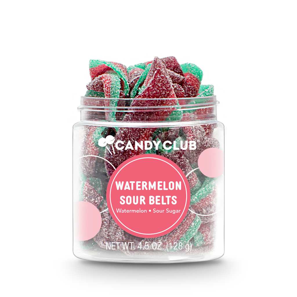 Watermelon Sour Belts-Candy Club-Three Birdies Boutique, Women's Fashion Boutique Located in Kearney, MO