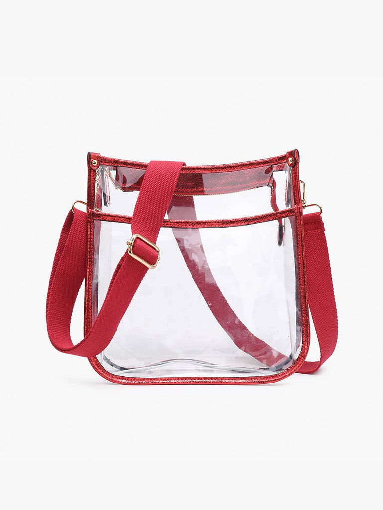 Posie Clear Crossbody-Jen & Co.-Three Birdies Boutique, Women's Fashion Boutique Located in Kearney, MO