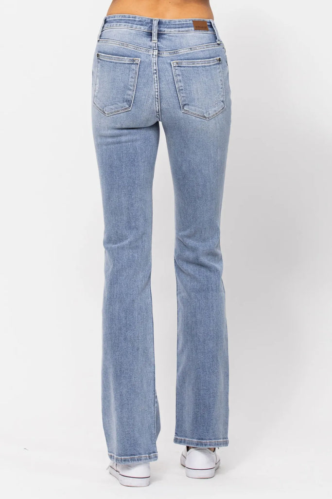 Judy Blue Mid-Rise Bootcut-Denim-Judy Blue-Three Birdies Boutique, Women's Fashion Boutique Located in Kearney, MO