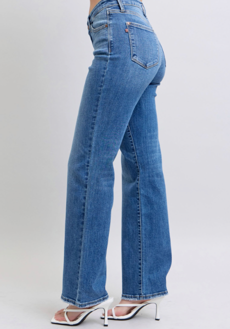 Judy Blue HW V-Front Vintage Bootcut-Denim-Judy Blue-Three Birdies Boutique, Women's Fashion Boutique Located in Kearney, MO