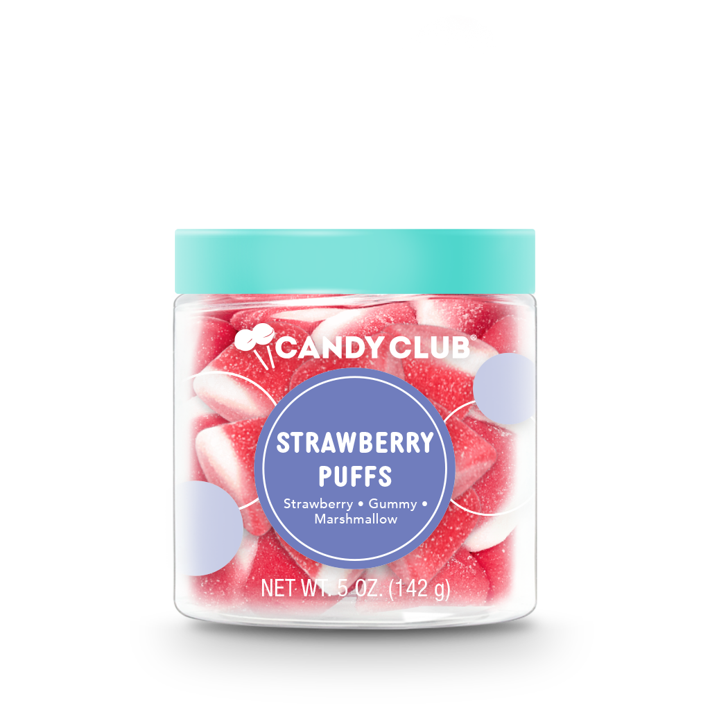 Strawberry Puff Gummies-Candy Club-Three Birdies Boutique, Women's Fashion Boutique Located in Kearney, MO