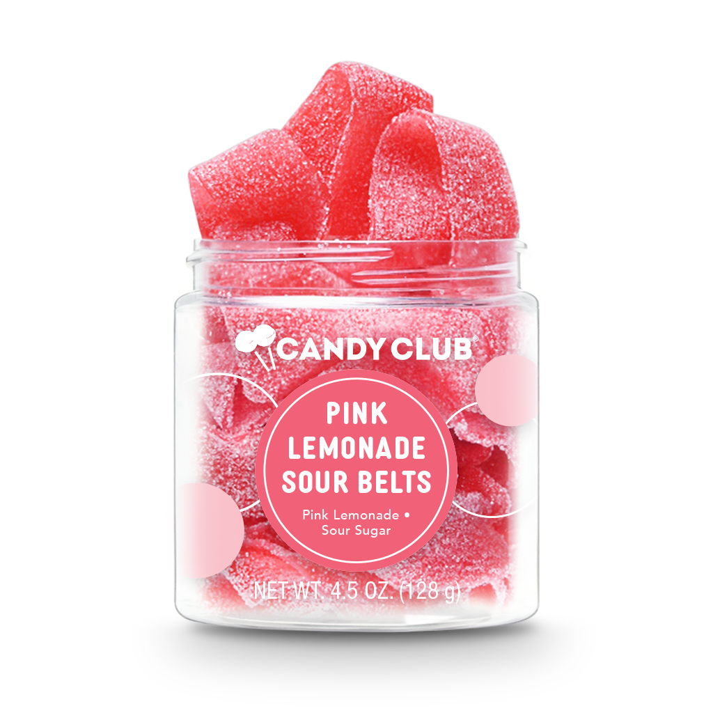 Pink Lemonade Sour Belts-Candy Club-Three Birdies Boutique, Women's Fashion Boutique Located in Kearney, MO