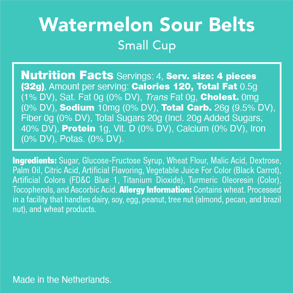 Watermelon Sour Belts-Candy Club-Three Birdies Boutique, Women's Fashion Boutique Located in Kearney, MO