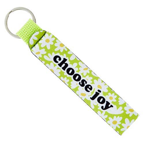 Strap Keychain - Choose Joy-Faithworks by Creative Brands-Three Birdies Boutique, Women's Fashion Boutique Located in Kearney, MO