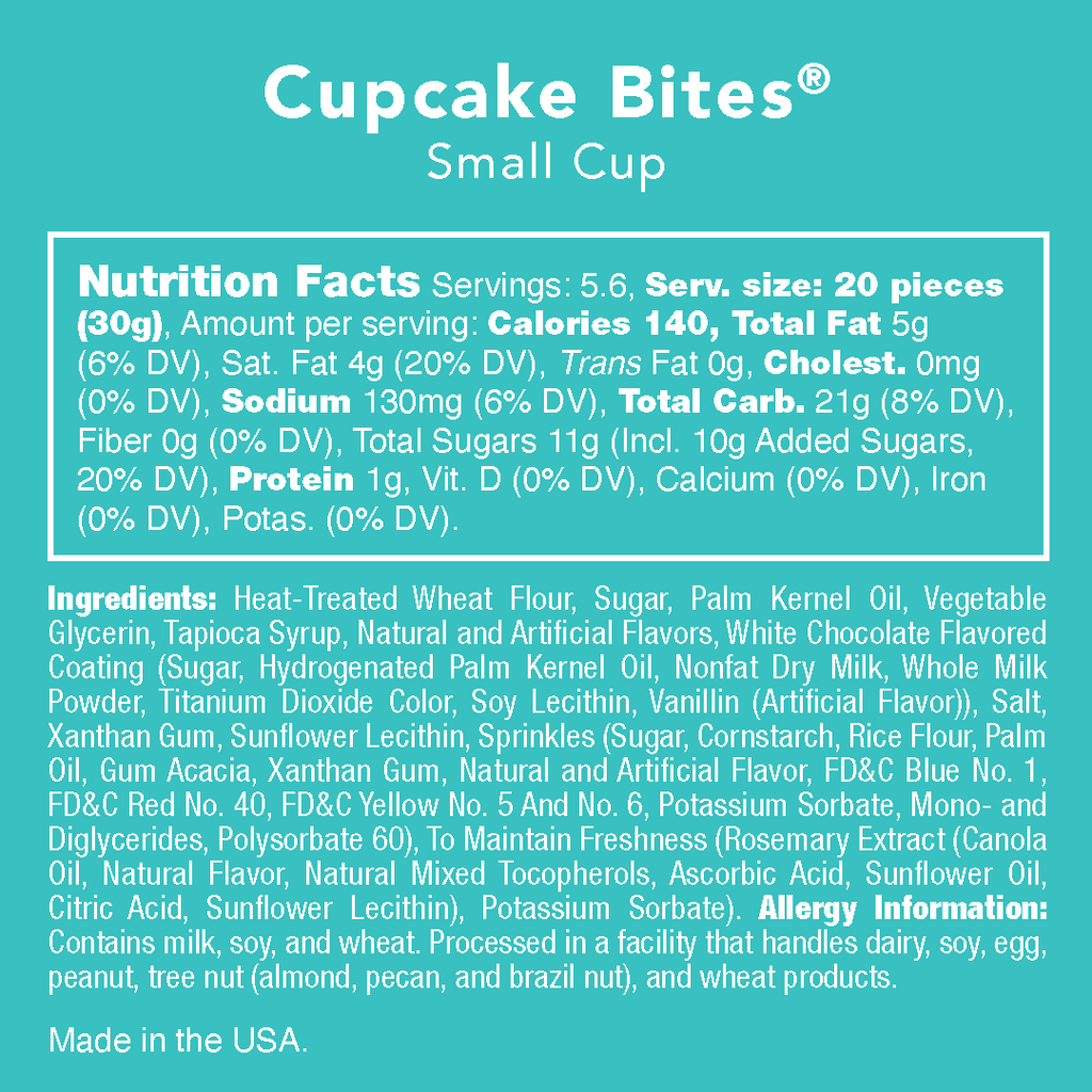 Cupcake Bites-Candy Club-Three Birdies Boutique, Women's Fashion Boutique Located in Kearney, MO