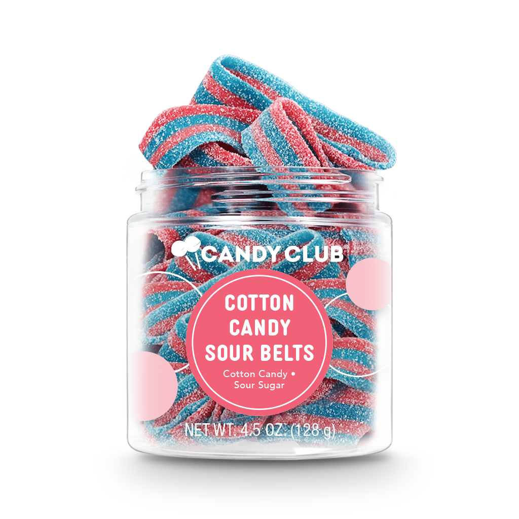 Cotton Candy Sour Belts-Candy Club-Three Birdies Boutique, Women's Fashion Boutique Located in Kearney, MO