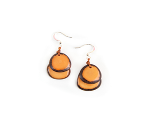 Fiesta Earrings-Organic Tagua Jewelry-Three Birdies Boutique, Women's Fashion Boutique Located in Kearney, MO