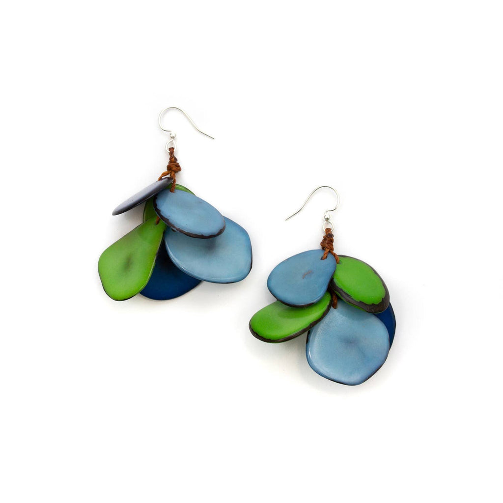 Mariposa Earrings: Cafe con Leche-Organic Tagua Jewelry-Three Birdies Boutique, Women's Fashion Boutique Located in Kearney, MO