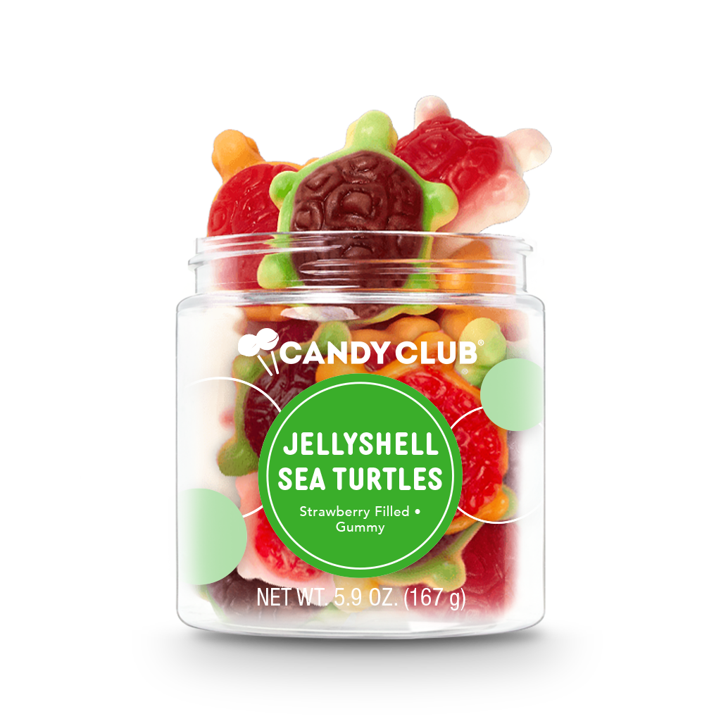 Jellyshell Gummy Sea Turtles-Candy Club-Three Birdies Boutique, Women's Fashion Boutique Located in Kearney, MO