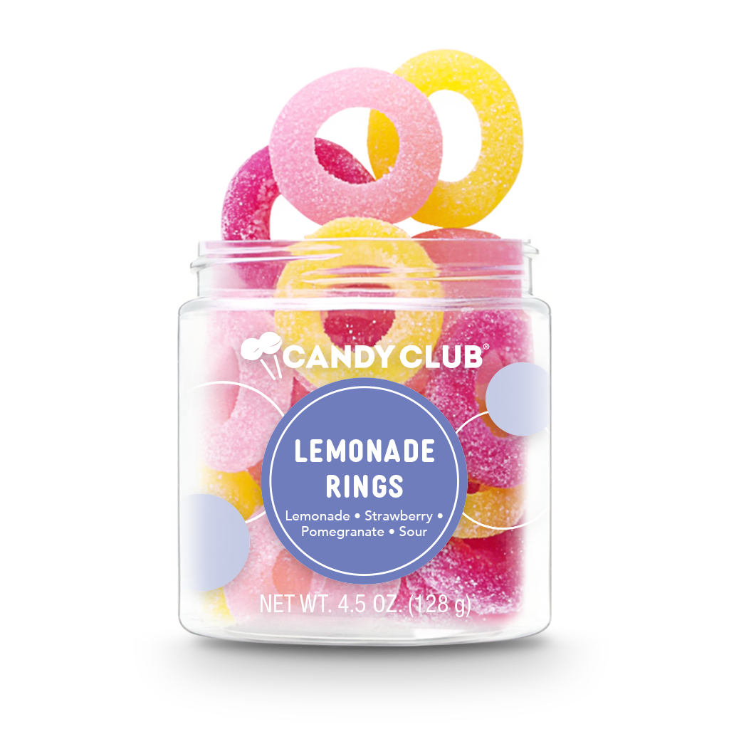 Gummy Candy Lemonade Rings-Candy Club-Three Birdies Boutique, Women's Fashion Boutique Located in Kearney, MO